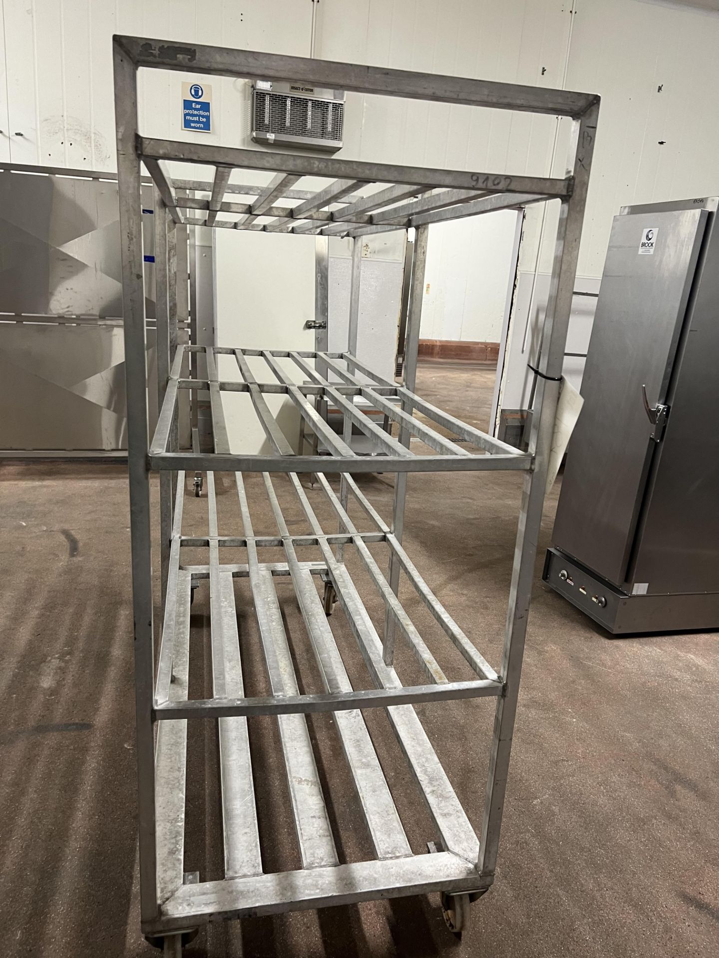Four Shelf Mobile Rack, approx. 1.85m x 0.75m x 1.8m high Please read the following important - Image 2 of 3