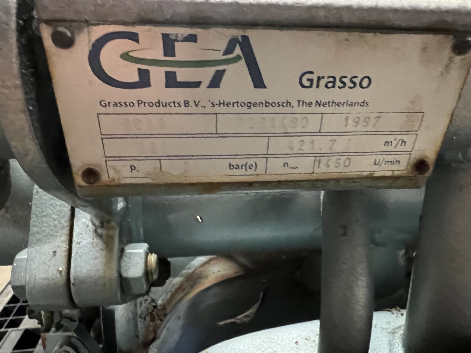 Schurch KN7 250S Electric Motor, with GEA Grasso RC69 compressor Please read the following important - Image 3 of 5