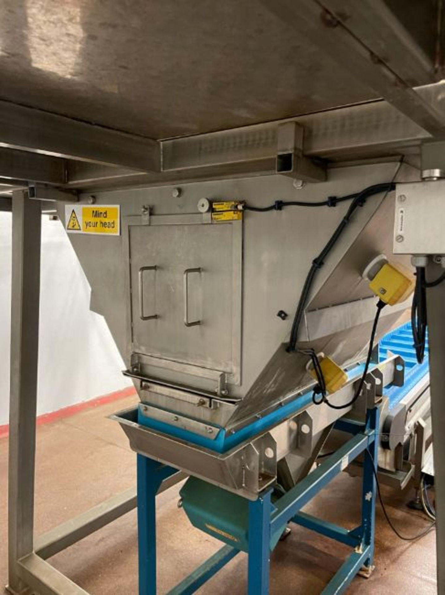 MUESLI/ CEREAL MIXING LINE, comprising Syspal Caged Buggy/ Tote Bin Lifter, feeding into Forberg - Image 8 of 34