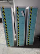 Three 6 Door Personal Lockers Please read the following important notes:- ***Overseas buyers - All