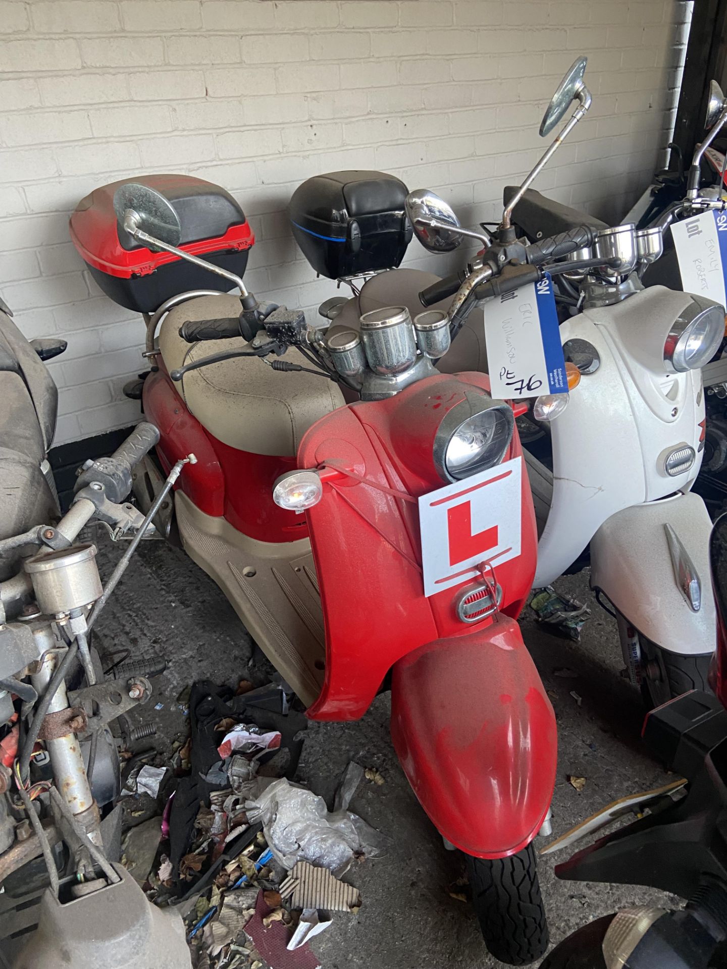 Four Motorcycles (understood to be insurance write-offs/ scrap), Honda registration no. D914 JNF, - Image 7 of 7