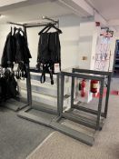 Five Bays Steel Display Racking (excluding contents) (reserve removal until contents clear) Please