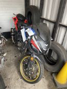 Four Motorcycles (understood to be insurance write-offs/ scrap), Honda registration no. D914 JNF,