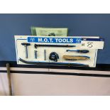 M.O.T. Tool Board Please read the following important notes:- ***Overseas buyers - All lots are sold