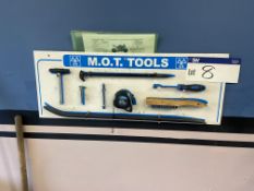 M.O.T. Tool Board Please read the following important notes:- ***Overseas buyers - All lots are sold