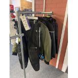 Assorted Outerwear Garments, on one hanging rail Please read the following important notes:- ***