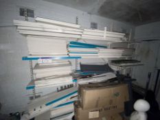 Residual Unlotted Loose Contents of Room, including assorted shop fittings, double door steel
