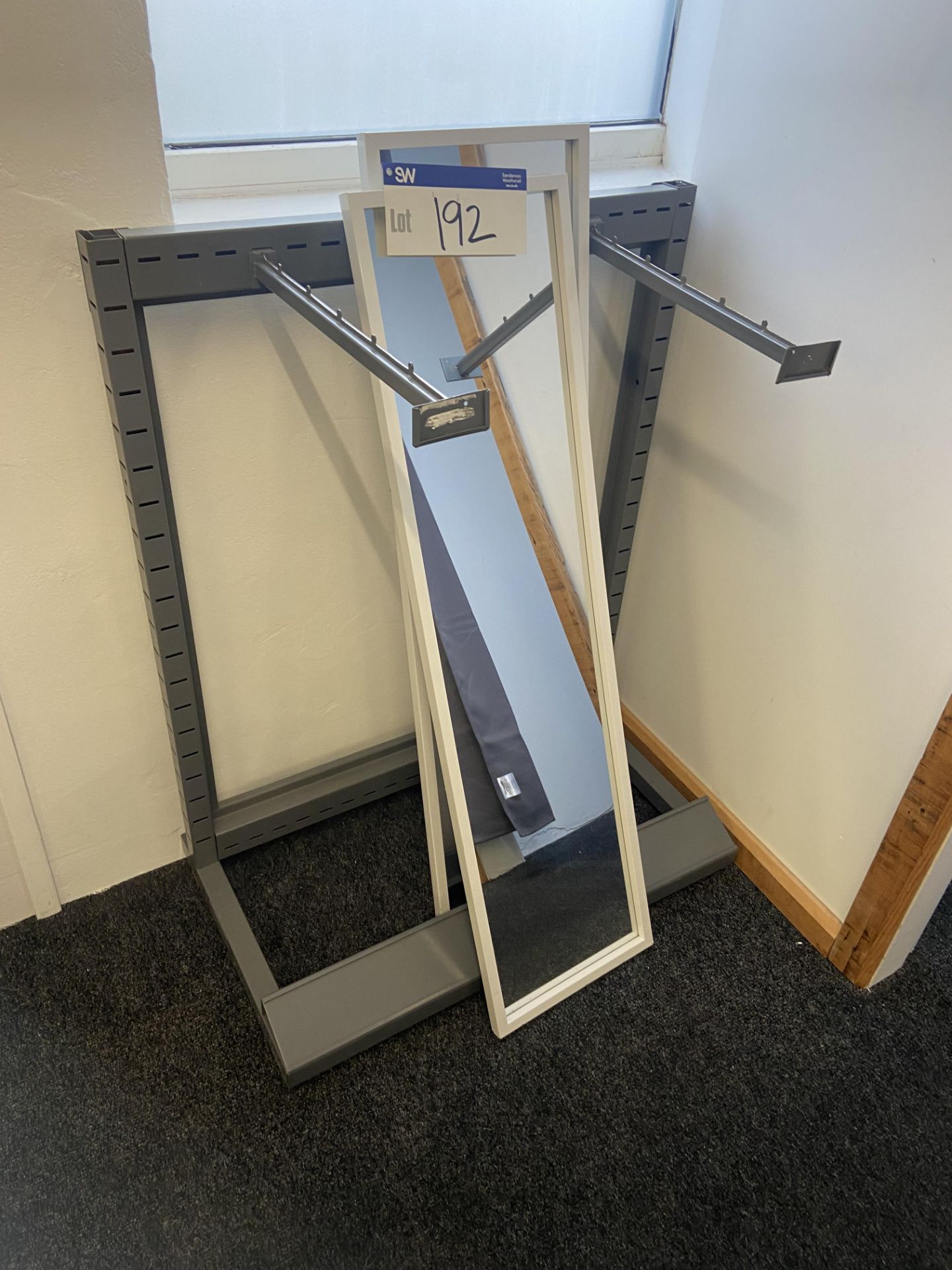 Single Bay Display Stand, with two mirrors Please read the following important notes:- ***Overseas