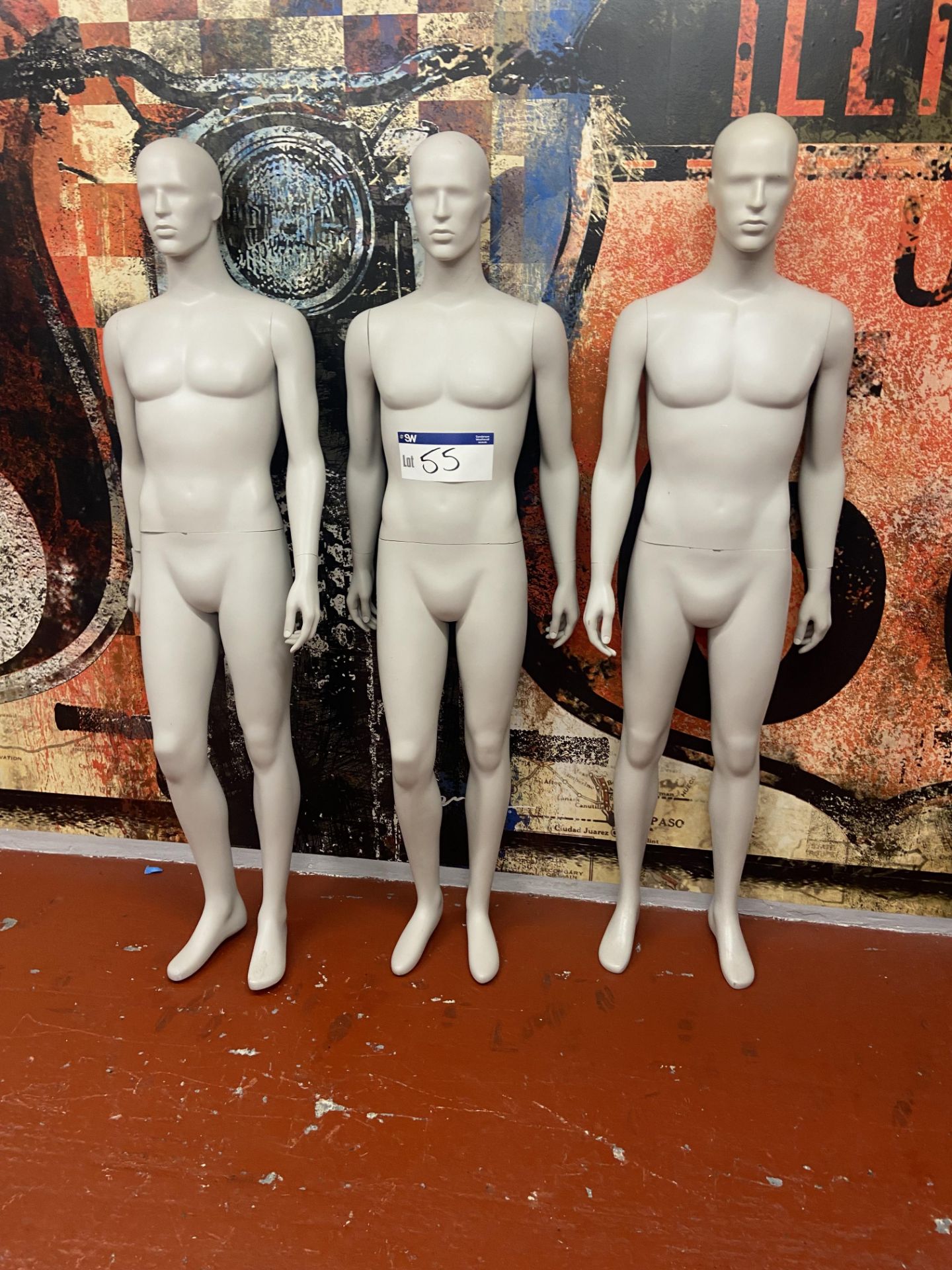 Three Male Mannequins Please read the following important notes:- ***Overseas buyers - All lots