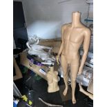 Mannequin Components, throughout rear storeroom Please read the following important notes:- ***