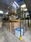 Link 51E Double Sided Four Bay Two Tier Pallet Rack, each run approx. 11m long x 900mm x 4m high (