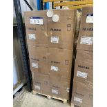 12 Boxes x 1560 91.5mm dia. Cardboard Lids, on one pallet Please read the following important