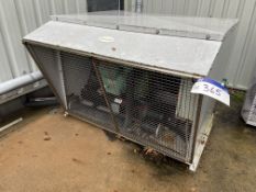 Twin Fan Compressor Condenser Unit, with housing This lot requires risk assessment & method
