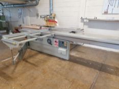 Magic Mastercut M45 Sliding Table Panel Saw with scoring blade and tilting arbour, Serial No.