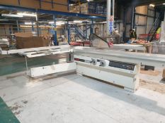 SCM SI400N Sliding table Panel Saw, Serial No. AB/134822, Year of Manufacture 2000, with scoring