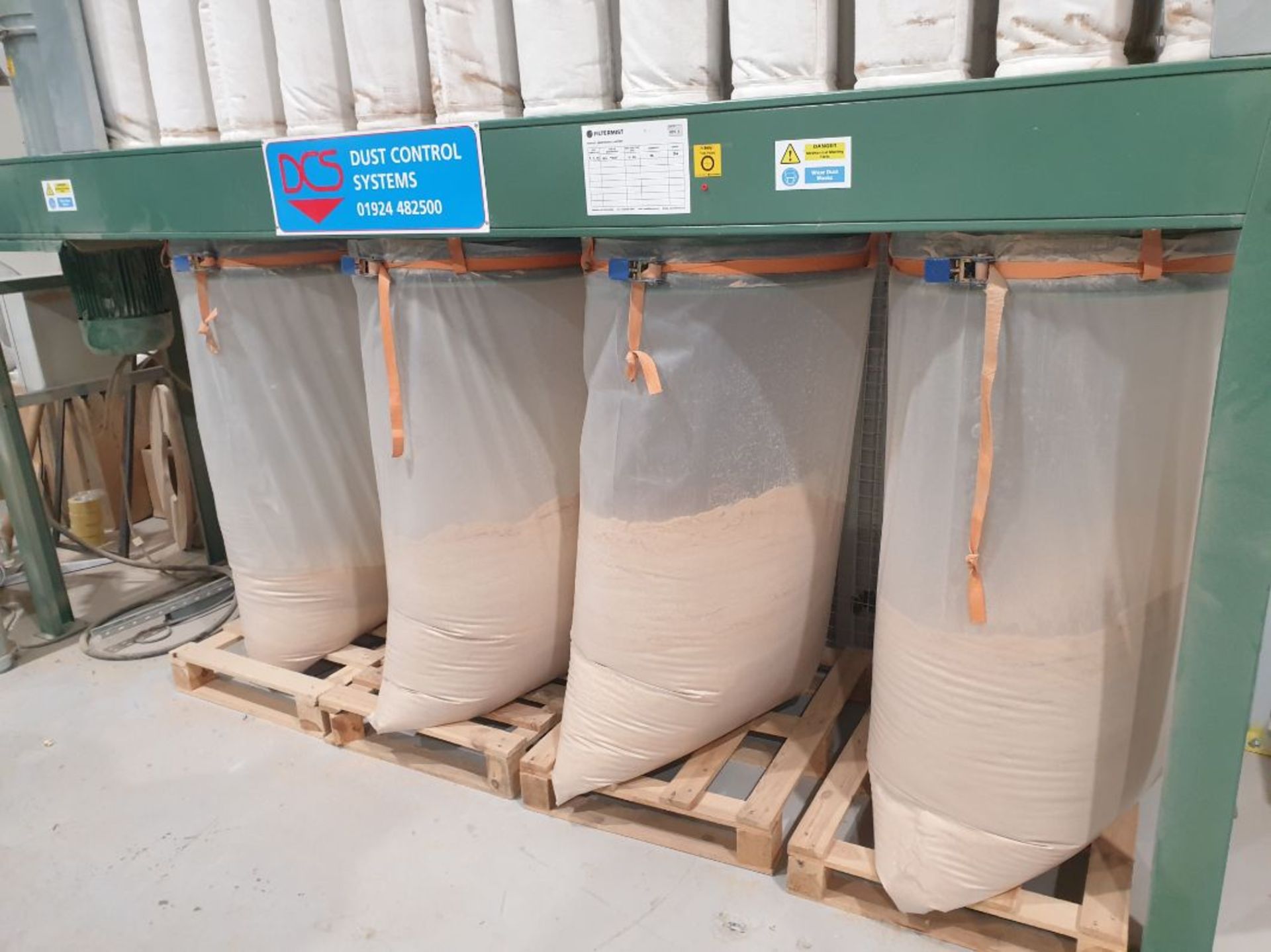 DCS MK4M 4 Bag Dust Extraction Filter Unit, Serial No. 1765, Year of Manufacture 2019, with Shaker & - Image 2 of 3