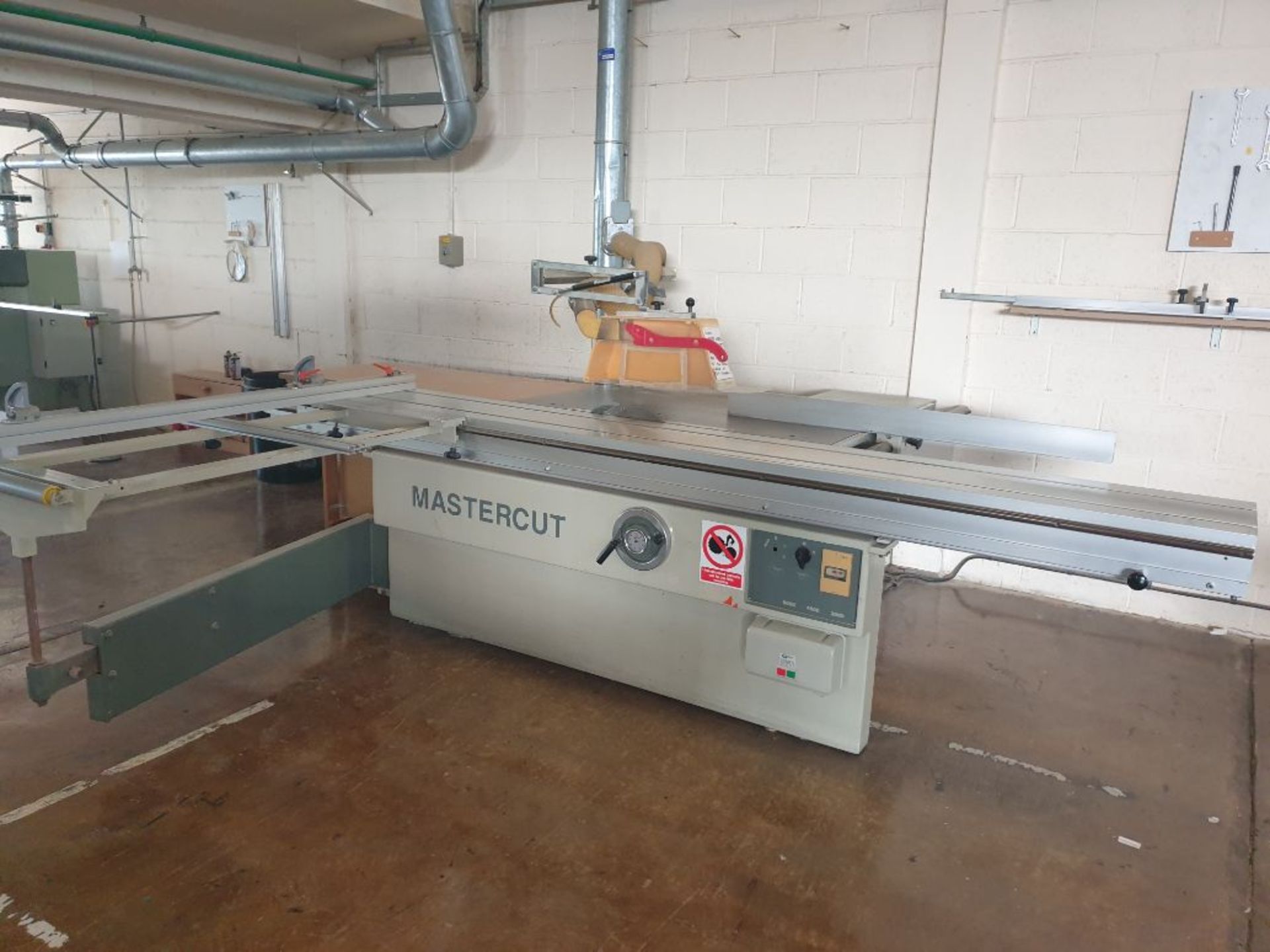 Magic Mastercut M45 Sliding Table Panel Saw with scoring blade and tilting arbour, Serial No. - Image 2 of 3