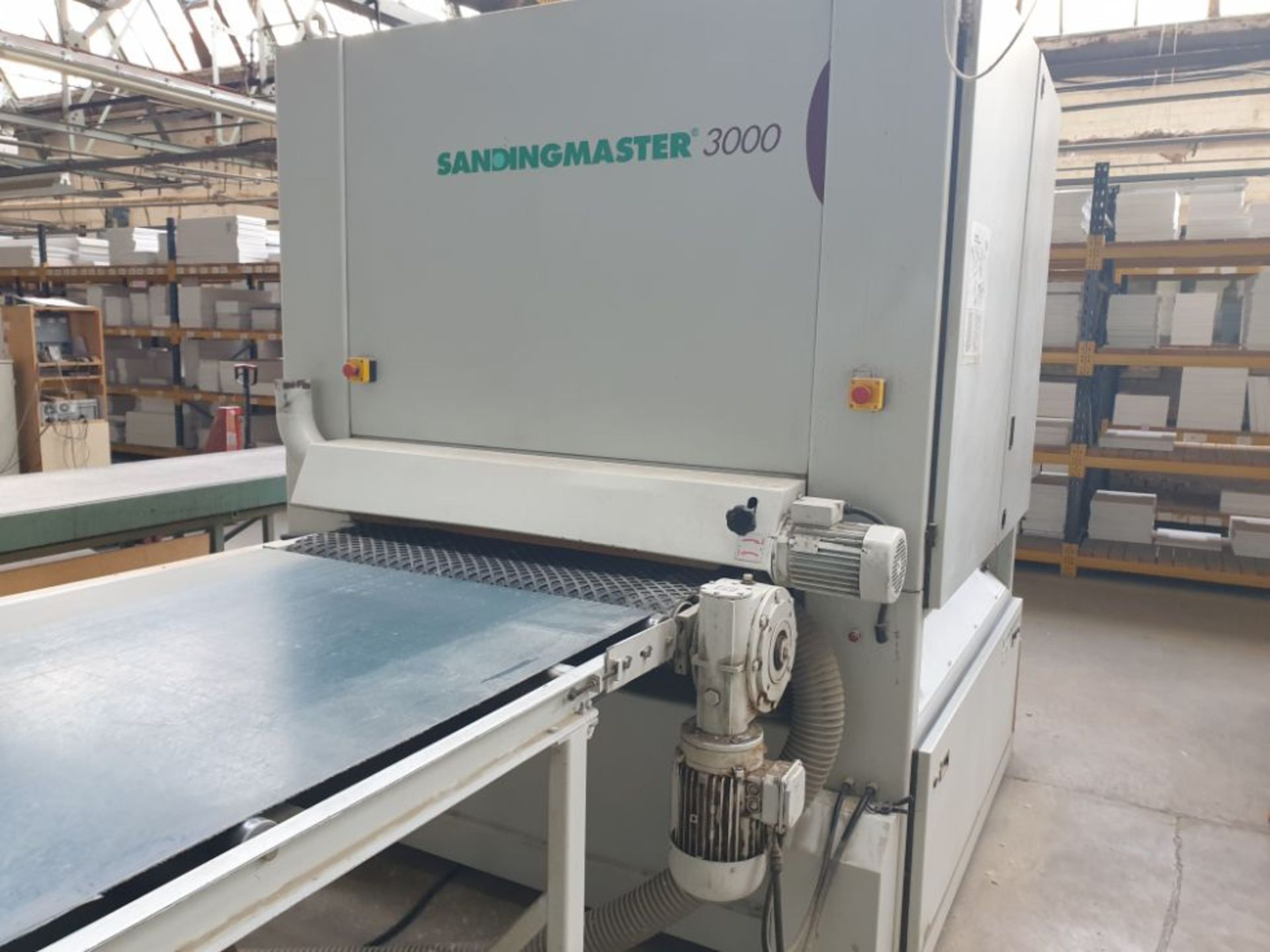 Sanding Master TT 2235-01 Calibrating Sander Bottom, Serial No. SA-3211-1100, Year of Manufacture