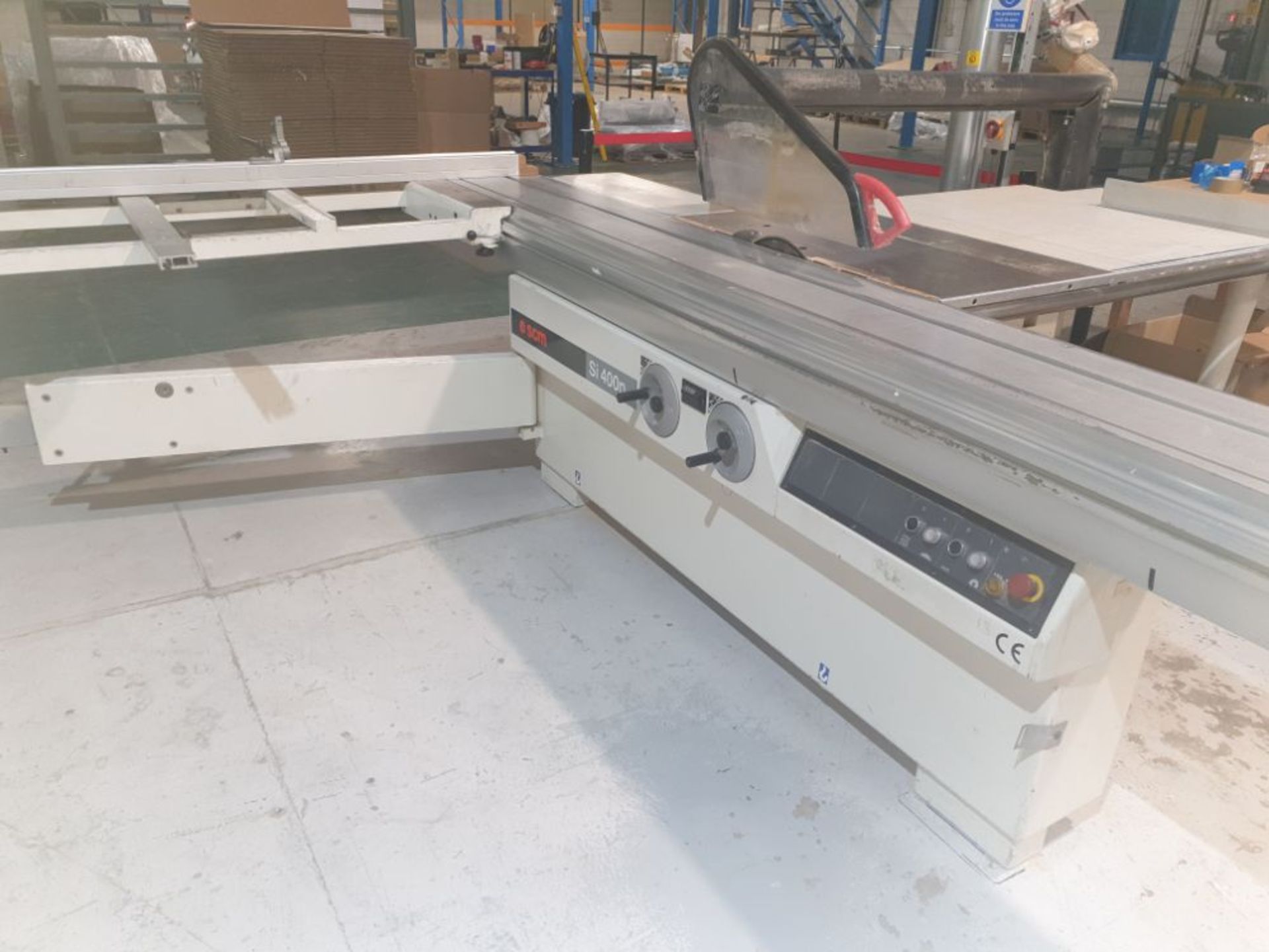 SCM SI400N Sliding table Panel Saw, Serial No. AB/134822, Year of Manufacture 2000, with scoring - Image 2 of 3