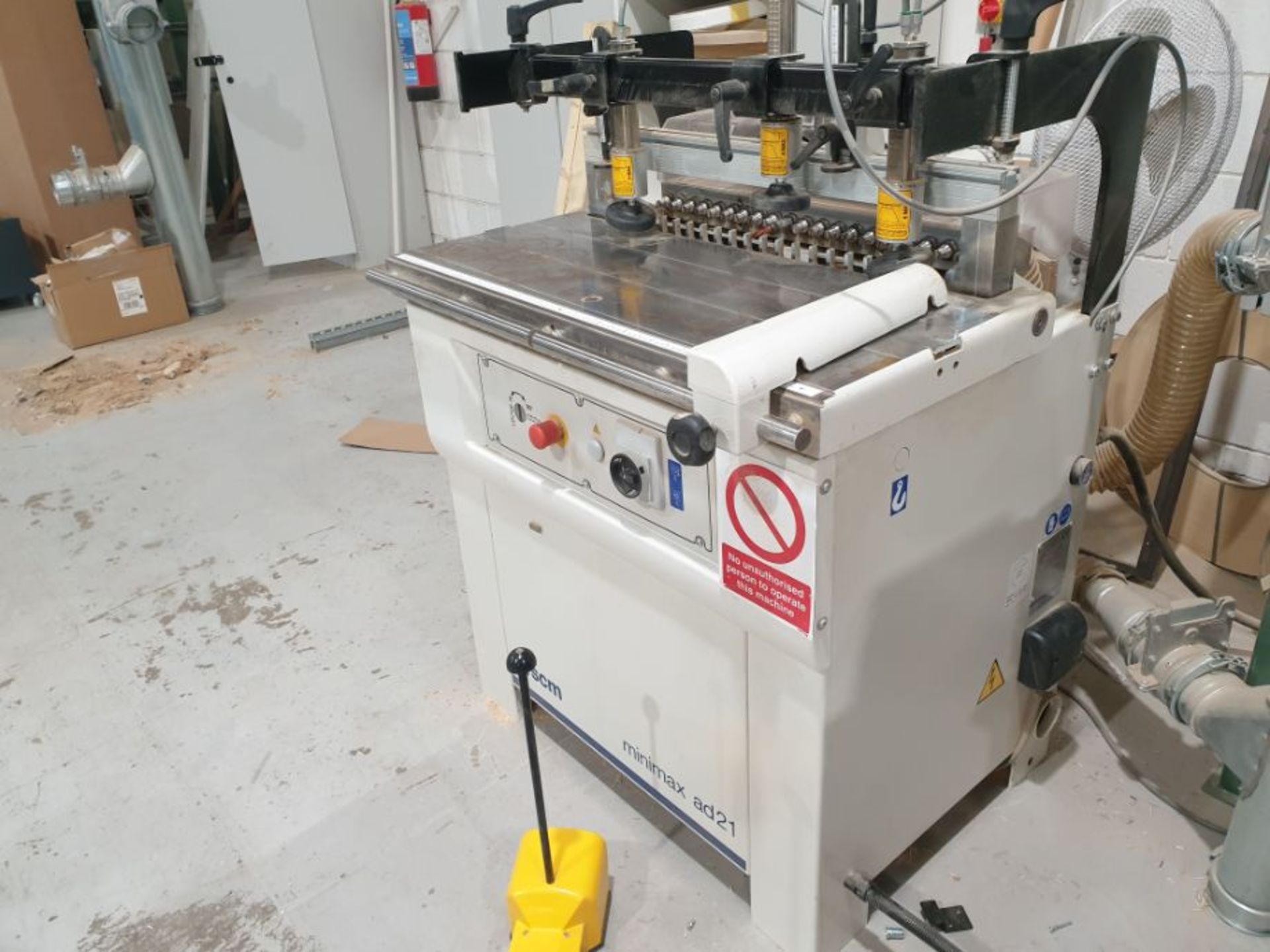 SCM Minimax AD21 Drilling Machine, Serial No. KK00003301, Year of Manufacture 2019, 21 spindle Panel - Image 2 of 4