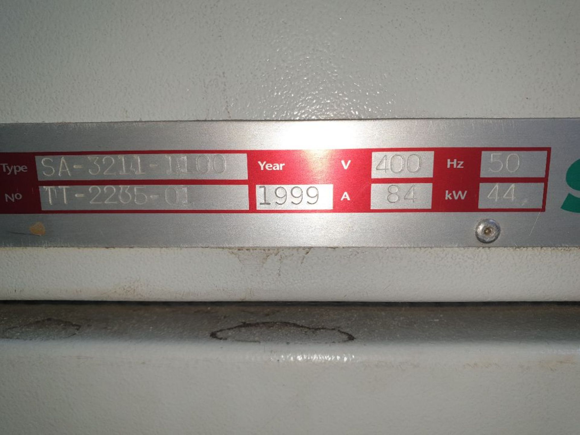 Sanding Master TT 2235-01 Calibrating Sander Bottom, Serial No. SA-3211-1100, Year of Manufacture - Image 9 of 10