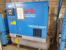 Worthington Rollair 1500T Compressor, Dryer and Integrated Receiver (Located Warwick CV34 6SP)