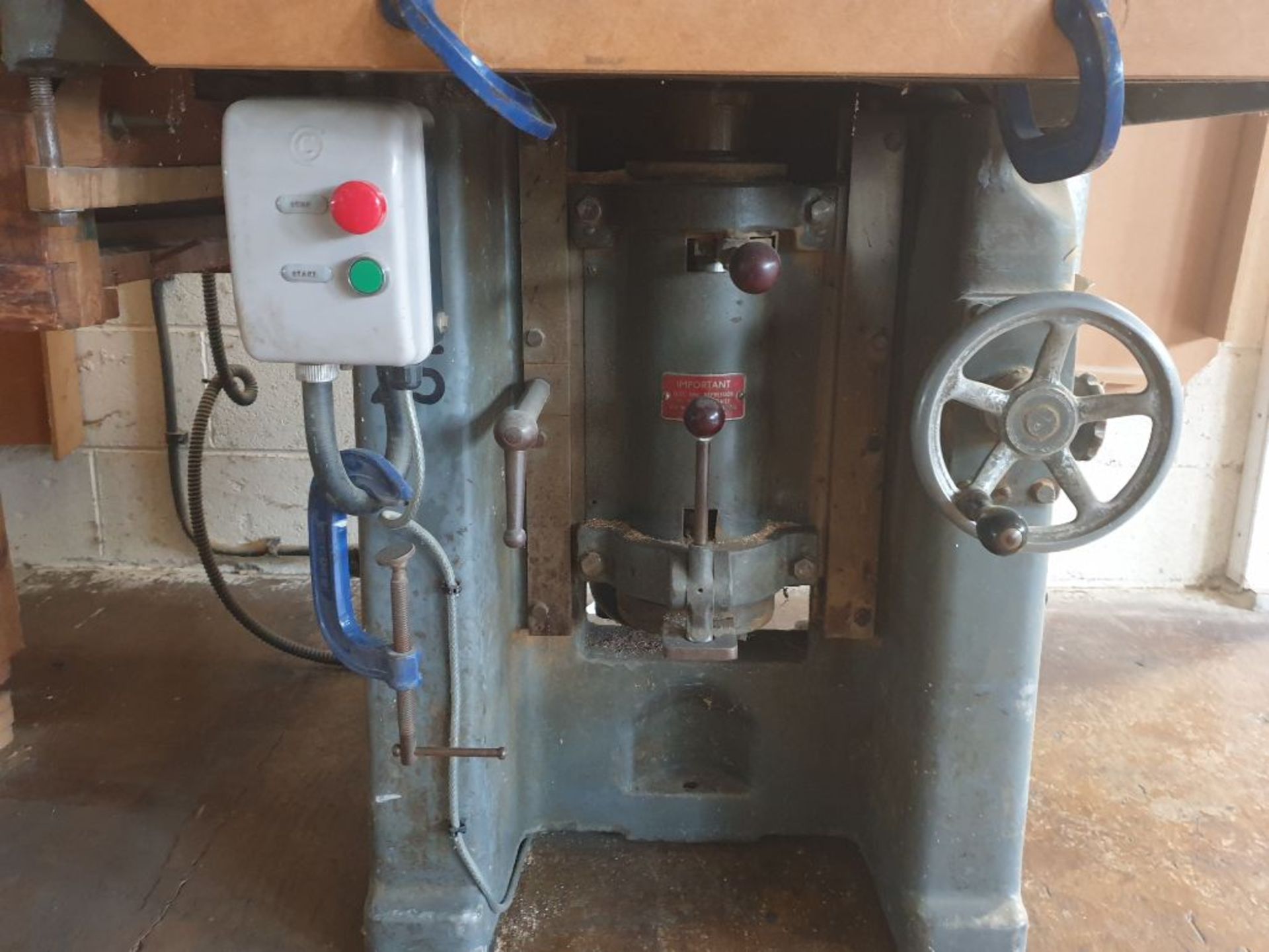 Wadkin EQ Spindle Moulder with Power Feed, Serial No. EQ1738 (Located Skipton, BD23 2QR) Please read - Image 3 of 4