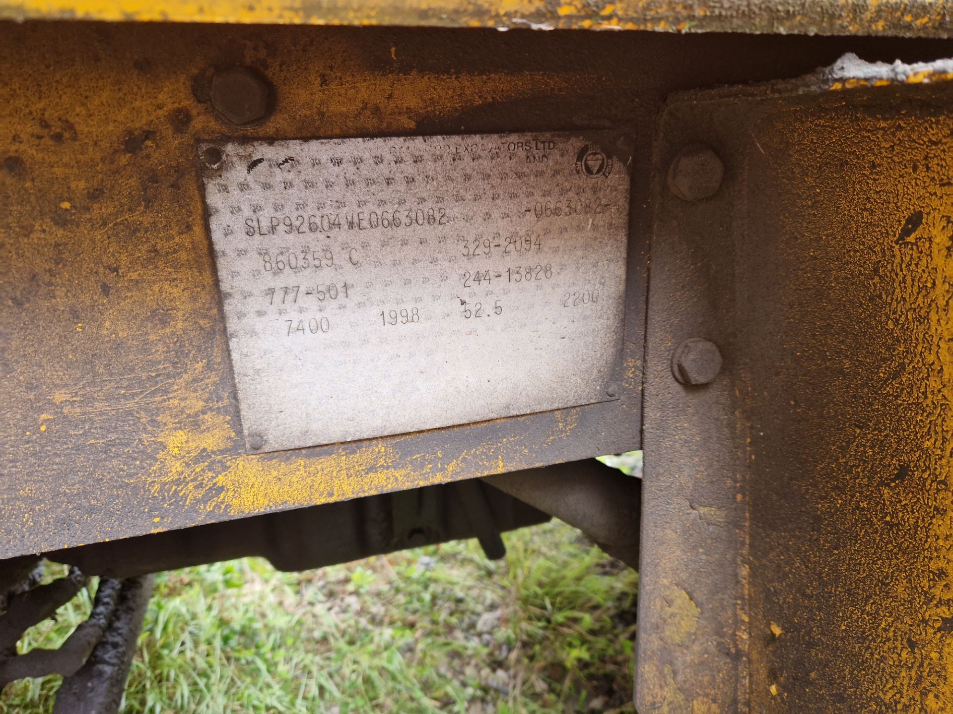 JCB 926 Rough Terrain Fork Lift Truck, YoM 1985, No key, Running State Unknown Please read the - Image 7 of 9