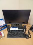 Viglen Genie Core i3 Desktop PC (Hard Drive Removed), Monitor, Keyboard and Mouse Please read the