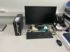 Acer Verton X6620G Core i5 Desktop PC, Acer Monitor, Keyboard and Mouse (Hard Drive Removed)