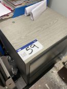 Two Drawer Pedestal Please read the following important notes:- ***Overseas buyers - All lots are
