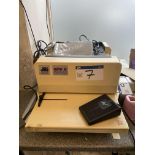 JBI Wiro P2000 Wire Punch, Serial No. 1446, Year of Manufacture 1993 with Manufacturers Manual