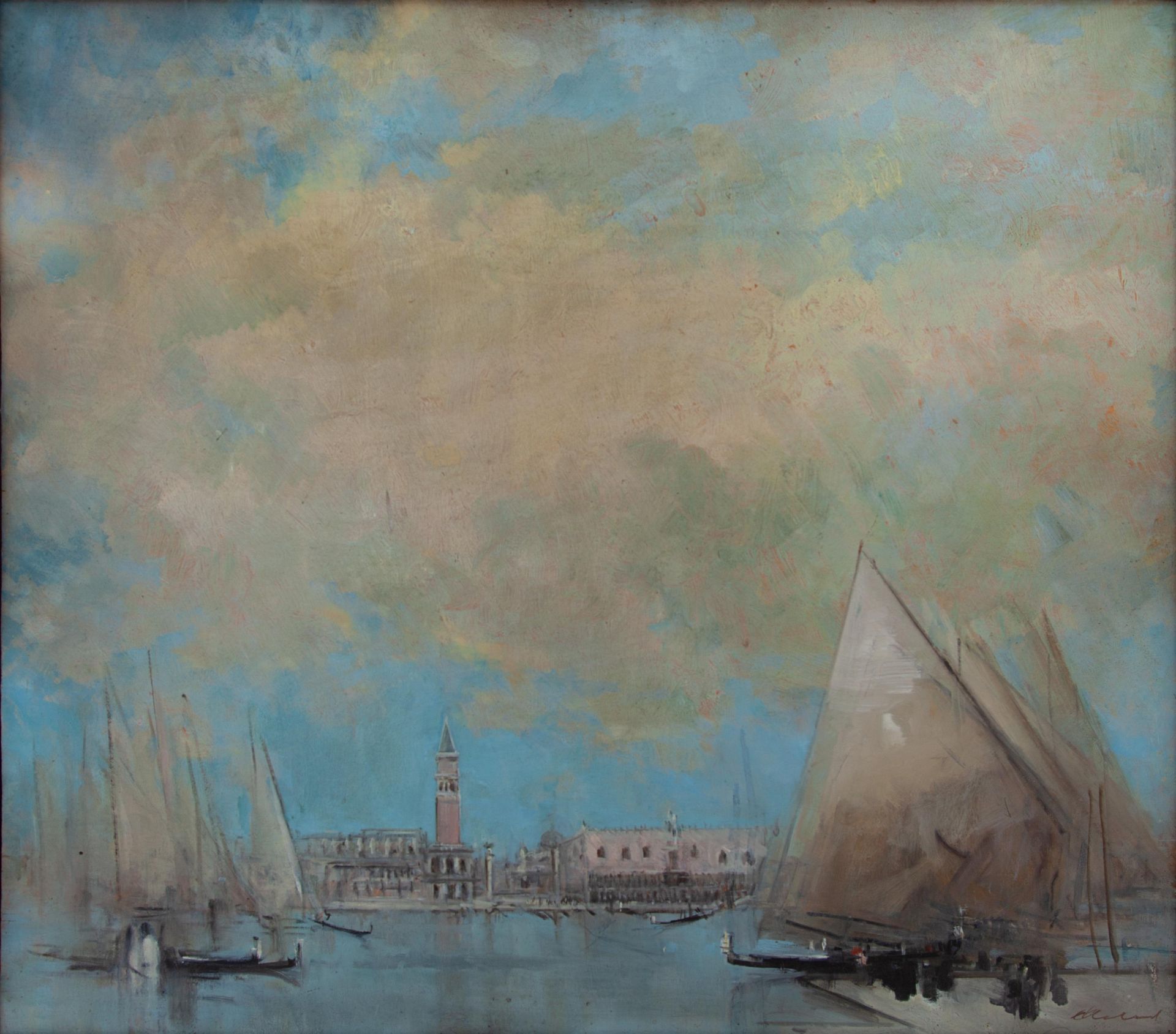 "Vele a Venezia" - Angiolo Alebardi