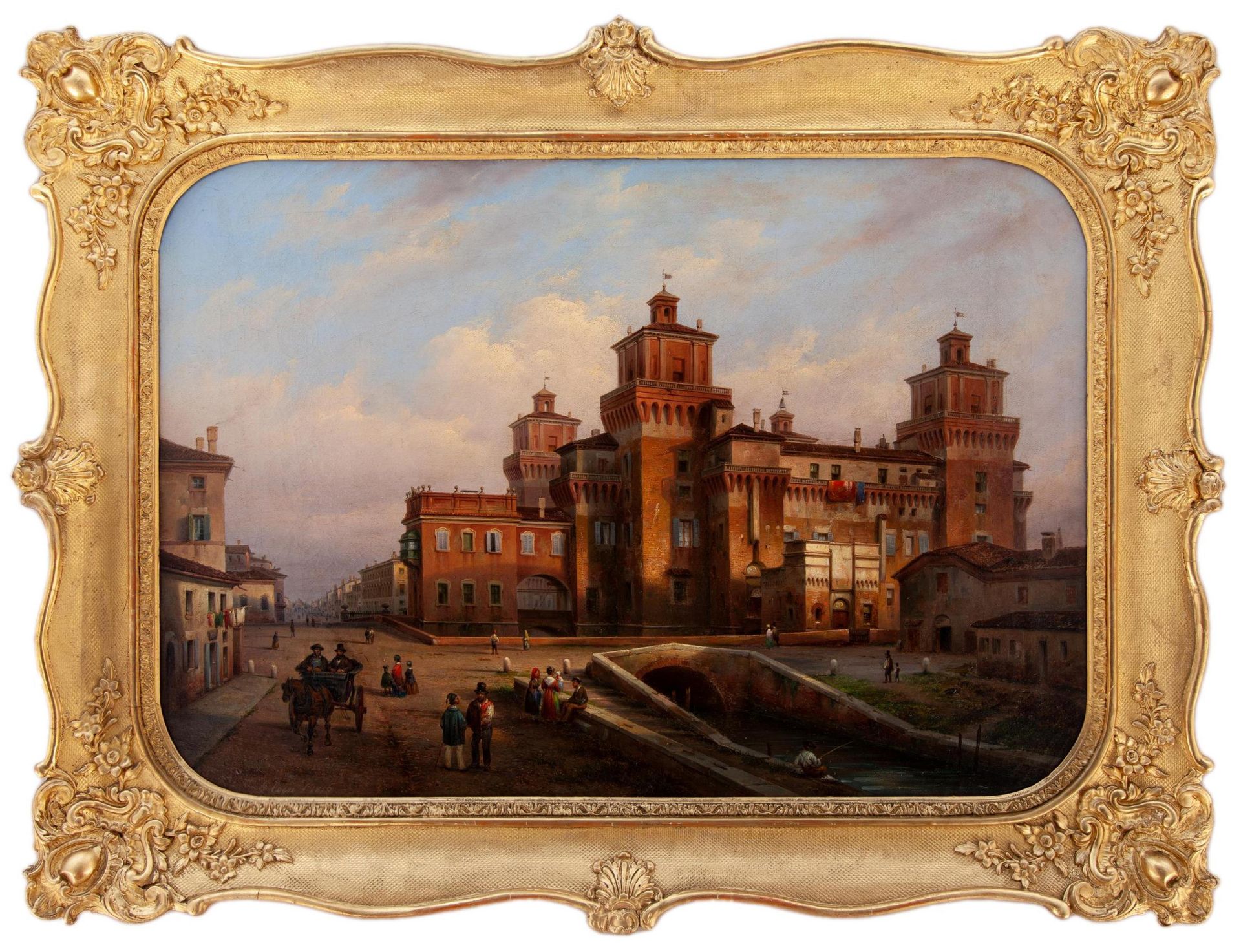 "Castello Estense di Ferrara" - Giuseppe Coen - Bild 2 aus 5