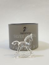 Swarovski - Silver Crystal, Rocking Horse