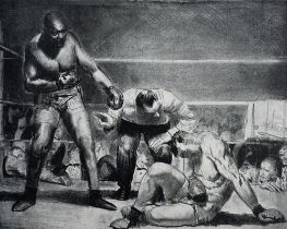 George Bellows - Boxing, (Grouping of 4)