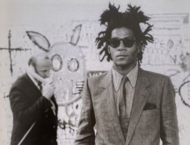 Jean Michel Basquiat - At Bruno Bischofberger Gallery, 1982