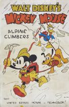 Walt Disney - Alpine Climbers Movie Poster, 1936