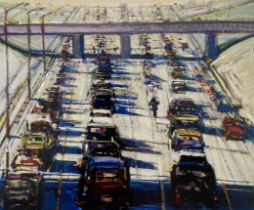 Wayne Thiebaud - Heavy Traffic, 1988