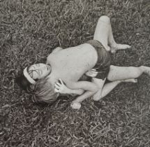 Emmet Gowin - Nancy and Dwayne, 1970