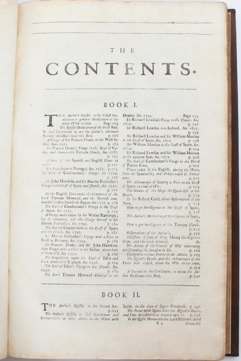 Monson’s Naval Tracts in Six Books, London 1703 - Image 6 of 7