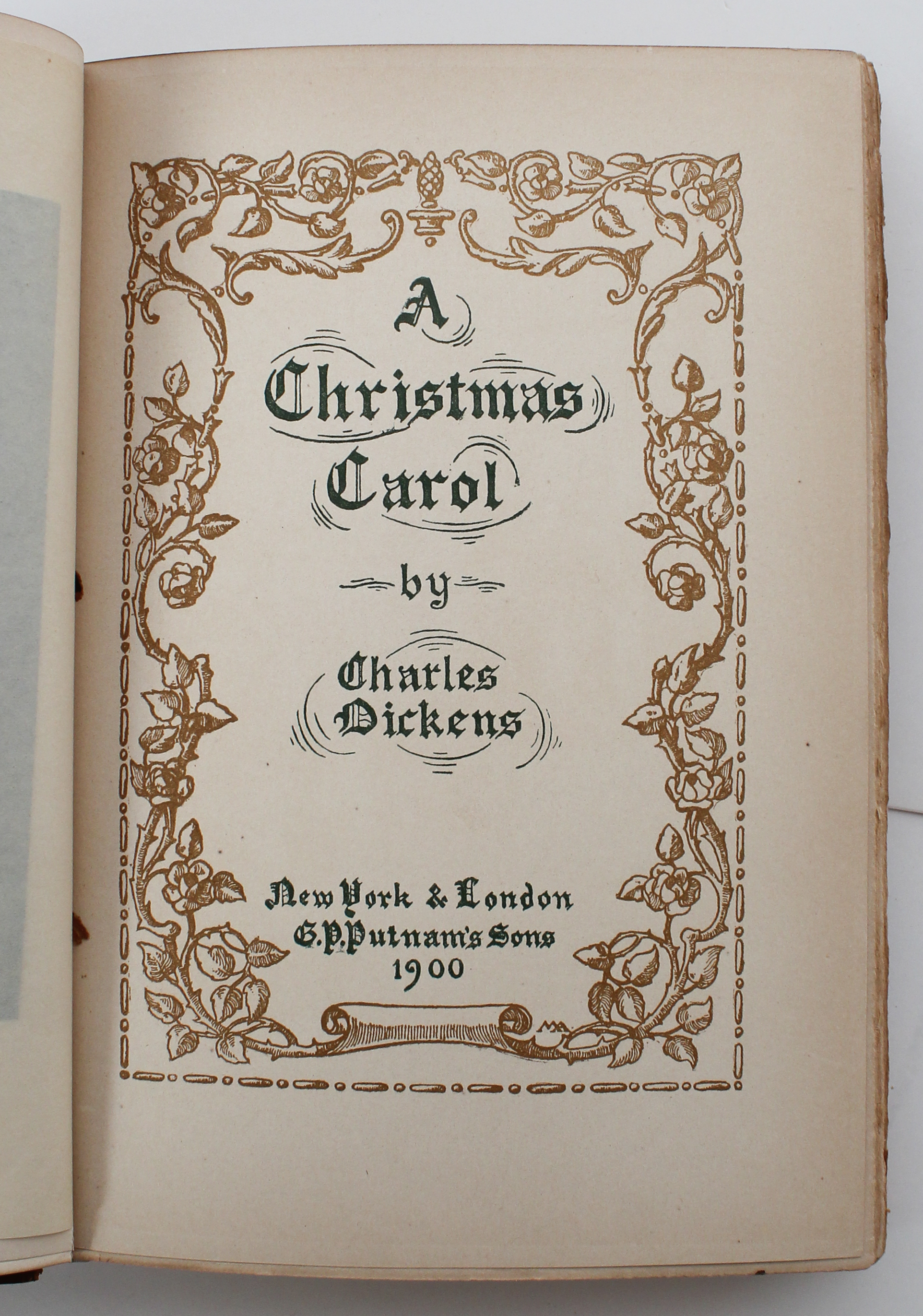 Four Christmas Carol Books by Dickens 1883 - 1944 - Image 6 of 6