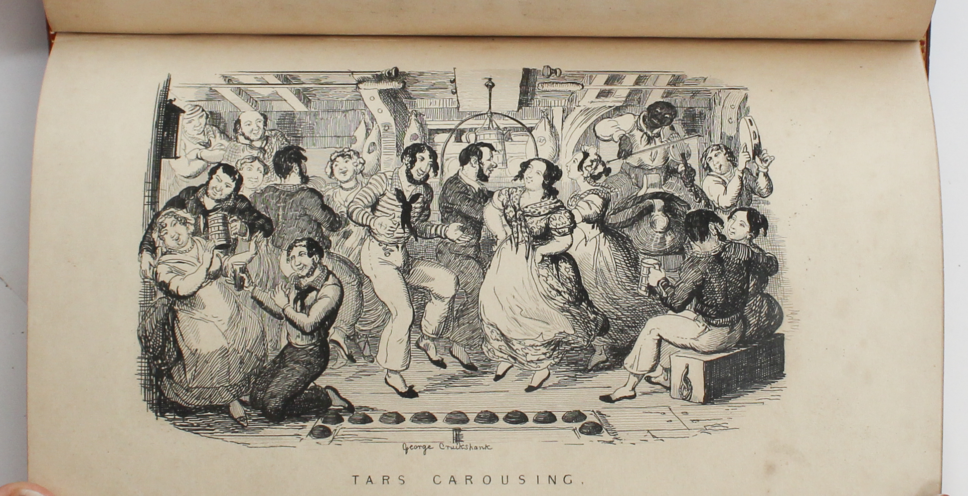 Charles Dibdin Songs, Cruikshank Sketches 1841 - Image 5 of 6