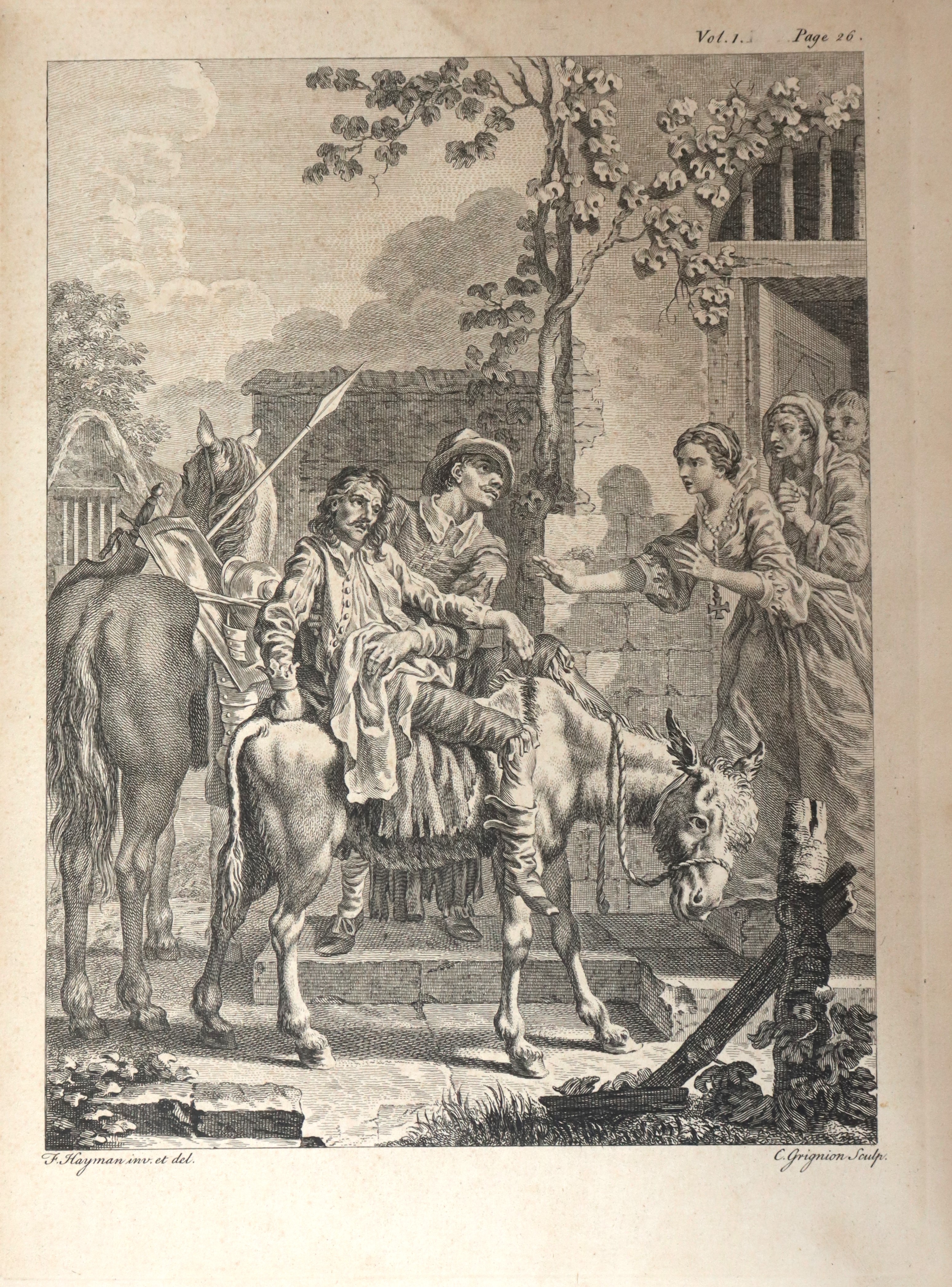History And Adventures of Don Quixote, Smollett Edition 1755 - Image 6 of 11