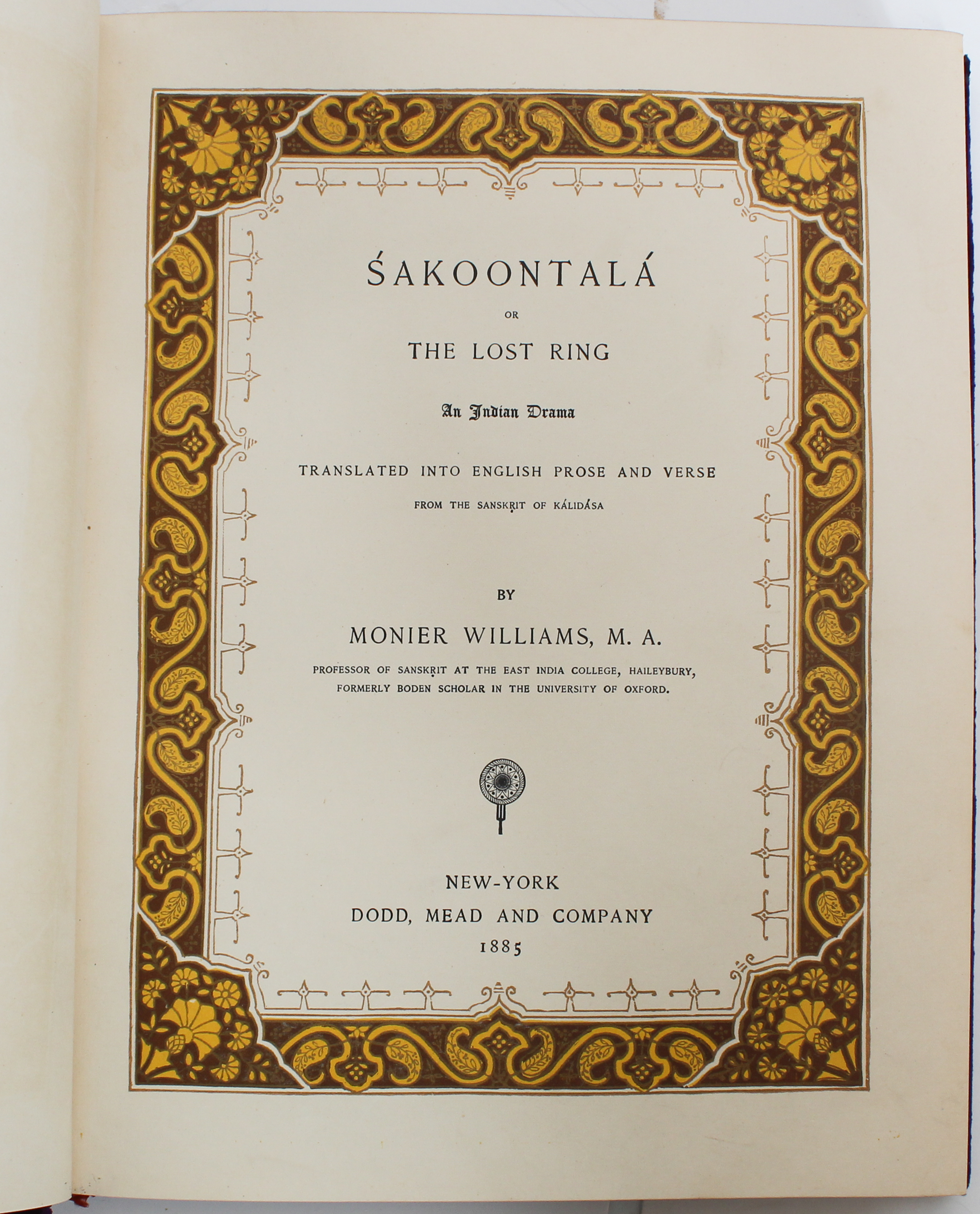 Sakoontala or The Lost Ring, An Indian Drama 1885 - Image 6 of 7