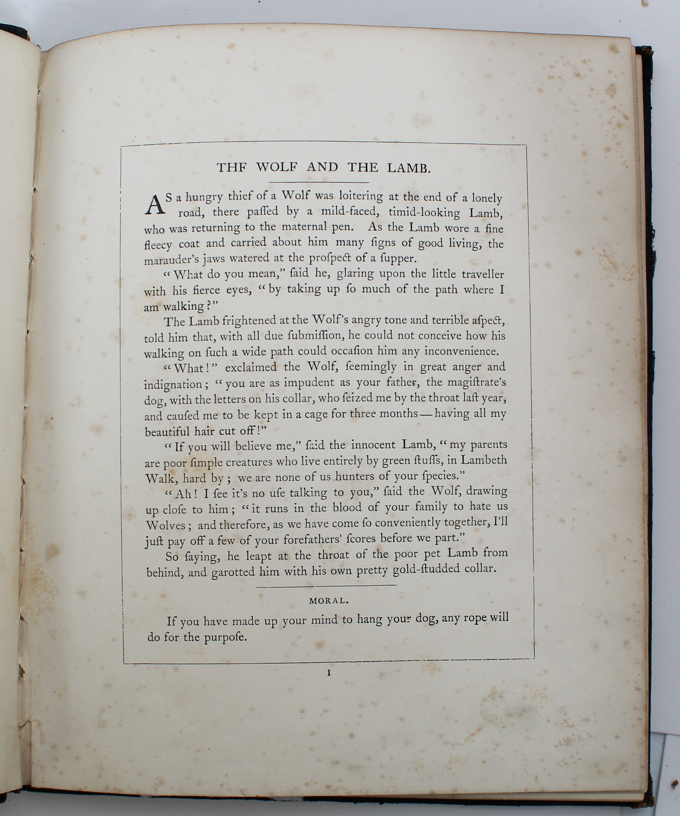 The Fables of Aesop, Charles Bennett 1857 - Image 7 of 7