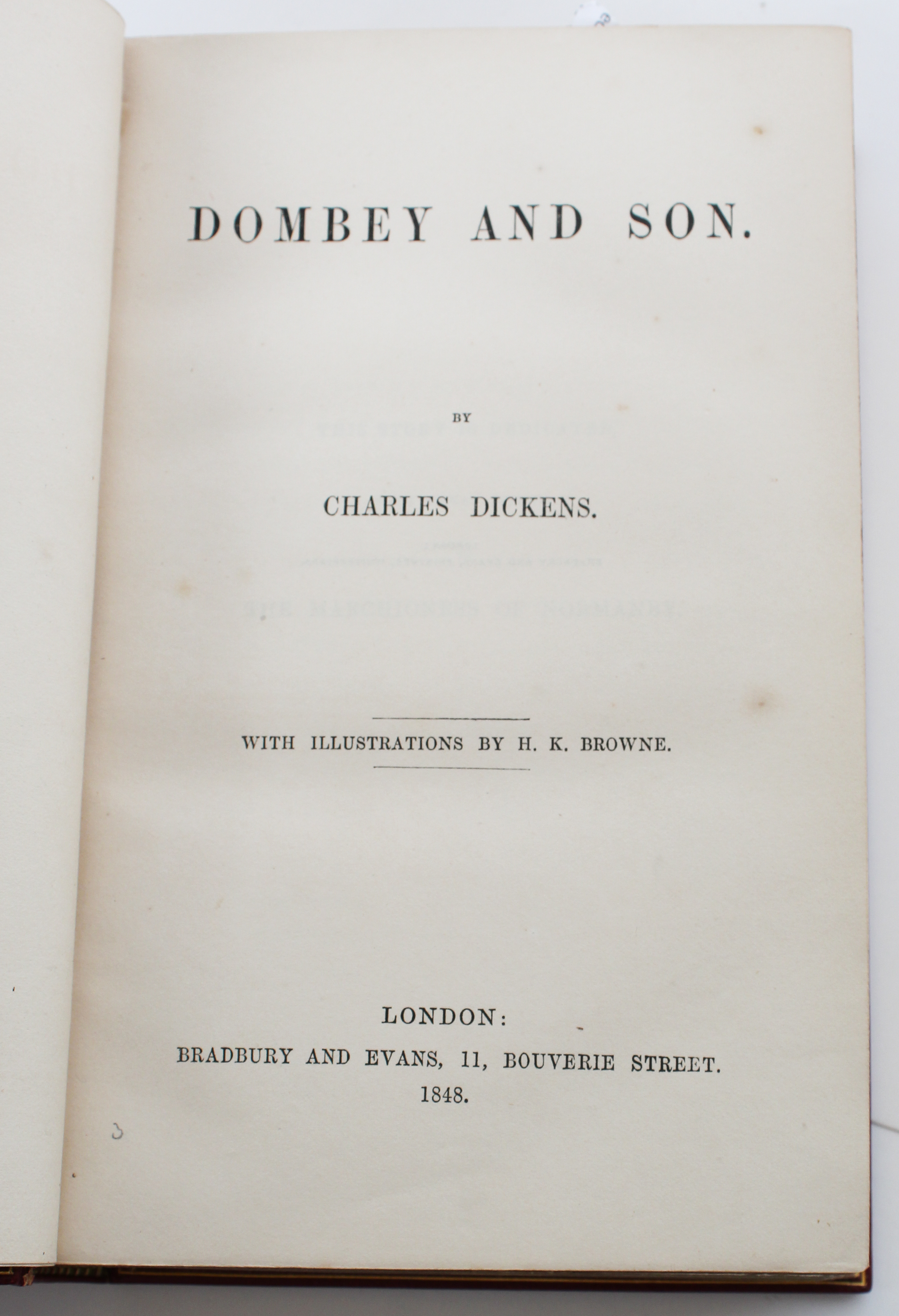 Charles Dickens, Dombey & Son, 1st Ed 1848 - Image 5 of 5