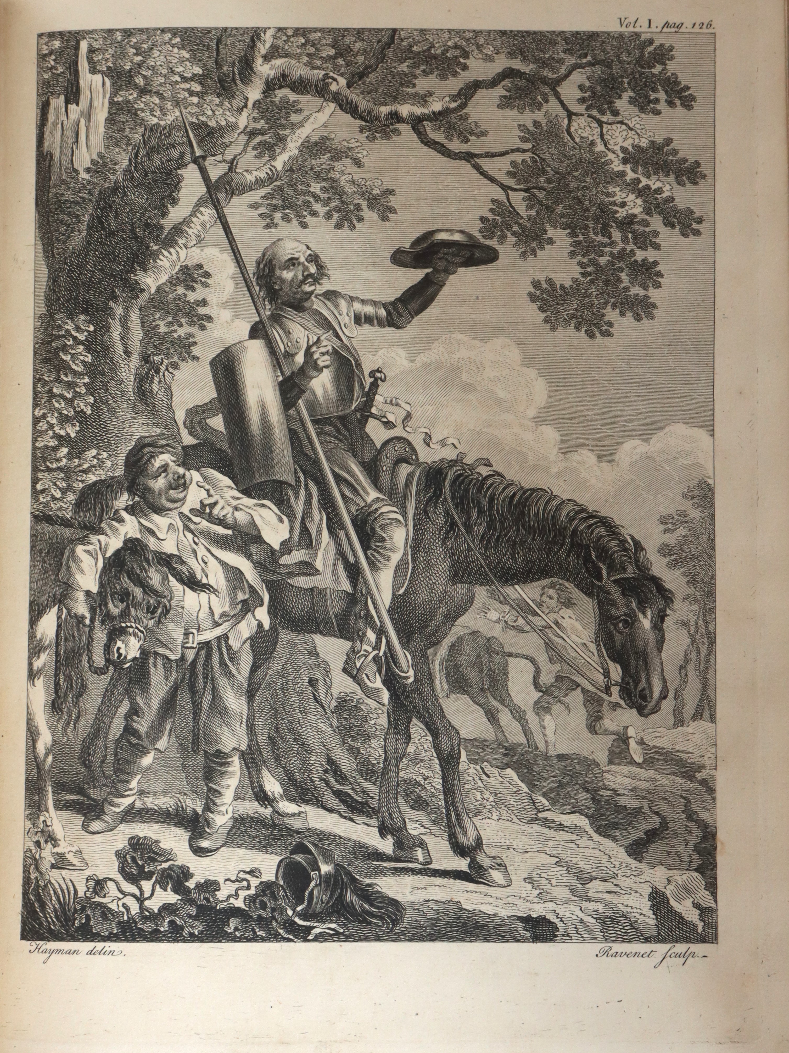History And Adventures of Don Quixote, Smollett Edition 1755 - Image 8 of 11
