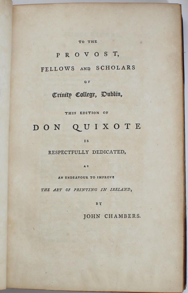 History & Adventures Don Quixote, Chambers Ed 1796 - Image 6 of 7