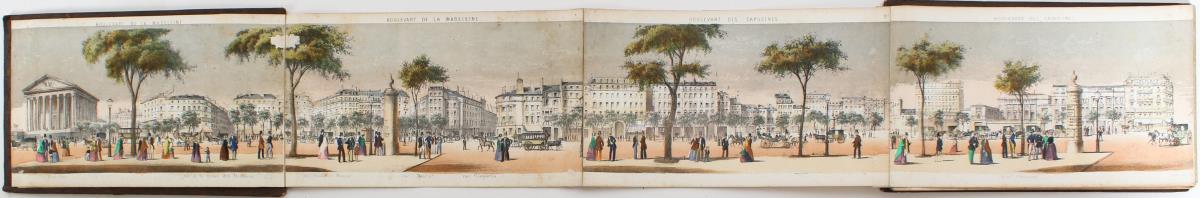 French Hand-Colored Views Of Paris ca 1855 - Image 3 of 7